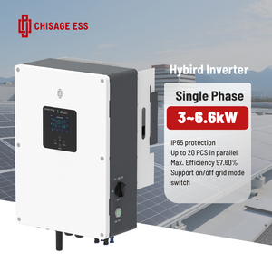 Sistema Solar Híbrido Chisage de 5kW 48V con Tecnología MPPT de Onda Sinusoidal Pura, Salida Única, 97.6% de Eficiencia, IP65 - Product Image 2