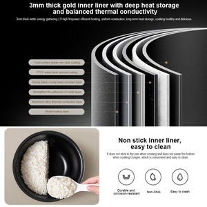 Nueva Olla Arrocera Inteligente Xiao Mi Mijia 3L IH, Control por Aplicación NFC con Micro Presión, Calentamiento Envolvente IH - Product Image 4