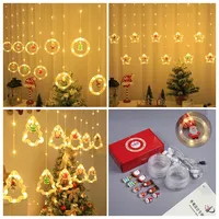 Guirlande lumineuse de Noël, lumières de jardin, décoratives, LED féériques, intérieur, télécommande, extérieur, pour les fêtes, suspendues, pour la maison, blanc chaud