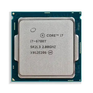 100% 工作使用i7 6700t i7中央处理器1.8 GHz 6核心35w桌面处理器