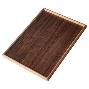 ถาดไม้เนื้อแข็งวอลนัทสำหรับเสิร์ฟชาและขนมในห้องนั่งเล่น - Product Image 5