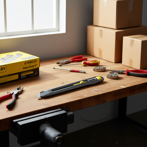 Cuchillo Multiusos Stanley Cutter Interlock 9 con Hoja Retráctil para Tareas de Corte de Precisión - Product Image 2