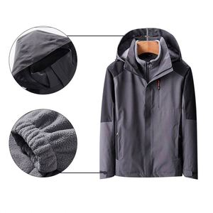 Design Outdoor Low MOQ <b>Jackets</b> Men Softshell Winter High Quality ODM 5000MM Waterproof Softshell <b>Jacket</b> Custom Logo - Product Image 6