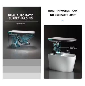 Cuvette <span class=keywords><strong>de</strong></span> <span class=keywords><strong>toilette</strong></span> intelligente, <span class=keywords><strong>toilette</strong></span> automatique, <span class=keywords><strong>toilette</strong></span> électronique, WC monobloc, <span class=keywords><strong>toilette</strong></span> en céramique à poser au sol, salle <span class=keywords><strong>de</strong></span> bain - Product Image 2