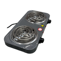 Petit appareil ménager Réchaud portable à double brûleur Plaque chauffante à serpentin Plaque chauffante électrique pour la cuisson