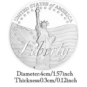 Amerika Serikat Patung Liberty koleksi emas perak berlapis Souvenir koleksi koin seni koin peringatan koin - Product Image 3