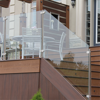 Tige nano pour balustrade de verre, facile à installer, avec meilleur prix