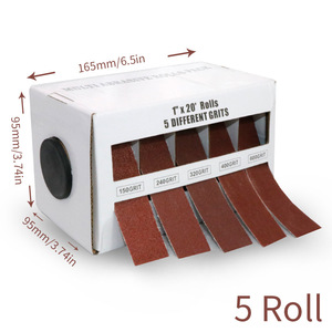 Rollo de Papel de Lija de 6 Metros y 25 mm, Grano 150-600, para Pulir Metal, Vidrio y Madera - Product Image 6