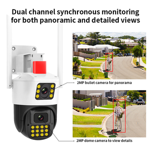 Okam Pro <span class=keywords><strong>APP</strong></span> 3MP WiFi IP กล้องตรวจจับอัคคีภัย Ai 360 CCTV วิสัยทัศน์กลางคืนระบบเตือนภัยสำหรับบ้าน bullet กล้องไร้สาย - Product Image 4