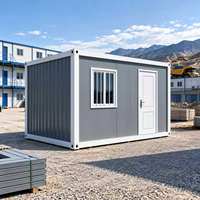 Maison conteneur préfabriquée pour l'hébergement des travailleurs des camps miniers, bâtiment de dortoir modulaire