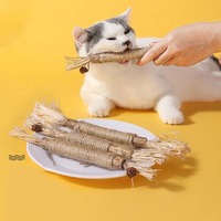 Jouet à mâcher naturel Matatabi pour chat, bâtonnets de nettoyage des dents, herbe à chat, accessoires pour chats