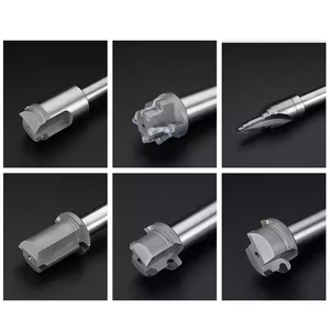 PCDカスタム合金T字型溶接ダイヤモンド成形フライス盤用CNC両刃ドリルビットアルミボーリングカッターリーマー - Product Image 5