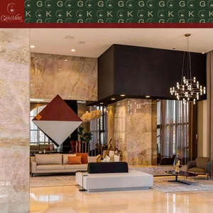 Dalle de marbre Taj Mahal poli GOLDKING pour crédence de cuisine moderne, mur de salle de bain et panneaux muraux intérieurs minimalistes - Product Image 4