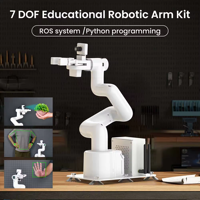 HT Yahboom 7 Axis Robotic Arm AI Vision ROS Robot Kompatibel Dengan Jetson Nano Orin NX Pemrograman Sumber Terbuka