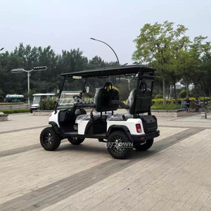 Voiturette de golf électrique de luxe 6 places, batterie lithium 72V, éclairage LED, tableau de bord numérique, idéale pour les terrains de golf - Product Image 5