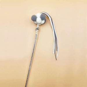 Fairy <span class=keywords><strong>Pet</strong></span> Interactive & Movement Spielzeug Cat Stick Glocken feder Long Rod Bite-Resistant Self-Fun Beruhigendes Katzen spielzeug - Product Image 2