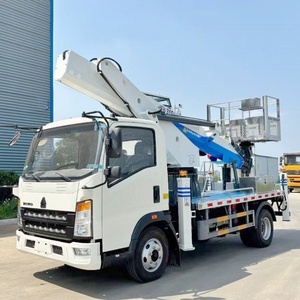 Plataforma de Trabajo Aérea HOWO de 31 m, Plataforma Elevadora Hidráulica, Fabricante de Camiones con Plataforma de Trabajo Aérea, Camión con Plataforma Elevadora Personalizado - Product Image 2