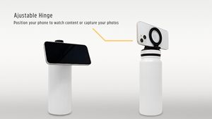 Botella de Agua con Soporte Magnético para iPhone, Botella Deportiva de Acero Inoxidable para Gimnasio, Tapa con Boquilla, Aislada, a Prueba de Fugas, Termo - Product Image 6