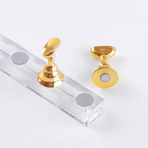 Lot de 5/30 supports magnétiques pour faux ongles, base en cristal, présentoir pour nail art, pour salon de manucure, DIY et entraînement - Product Image 2