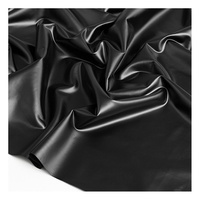 Tissu en cuir PU extensible quadridirectionnel ultra-extensible, aspect daim mat, épaisseur 0,4 mm, écologique, pour vêtements, meubles et sacs