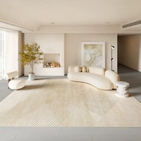 Tapis moderne au design simple, motif dessiné, 5x7, lavable, antidérapant, à carreaux, en laine douce, tapis de sol personnalisé