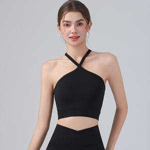 2 Parça Tenis Etek Takımı Önden Pileli Çapraz Sırtlı Crop Top V-Bel Etek Kadın Spor Badminton Tenis Giyim Seti Bayanlar İçin - Product Image 3