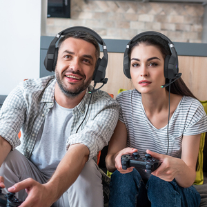 <span class=keywords><strong>Casque</strong></span> de jeu filaire circum-auriculaire avec son surround, <span class=keywords><strong>micro</strong></span> anti-bruit et éclairage RGB pour PC, PS5, PS4, Switch – Vente en gros directe usine - Product Image 6