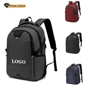 BSCI custom Laptop Backpack Waterproof Durable College Travel Anti Theft Backpack With USB Charging Port