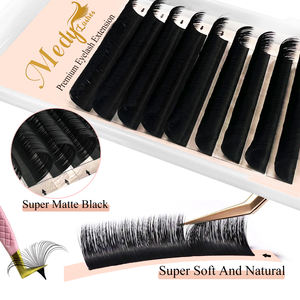 อุปกรณ์ต่อขนตากำมะหยี่เฉพาะส่วนขนตาสีดำด้านเป็น0.03 0.05คลังสินค้าในท้องถิ่นจากสหรัฐอเมริกา - Product Image 2