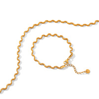 Collier ras du cou minimaliste en acier inoxydable plaqué or, chaîne serpent ondulée simple, ensemble de bijoux pour femme