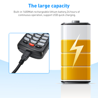 Lecteur de codes-barres 1D et 2D JR RF4000 1400 mAh grande capacité, compatible avec plusieurs systèmes, collecteur de données de codes QR sans fil