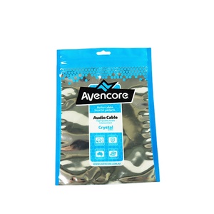 Custom Zipper Bag Electronic Product Packaging Plastic <strong>Zip</strong> Lock <strong>Pouches</strong> Data Line Stand up <strong>Pouch</strong> - Product Image 2