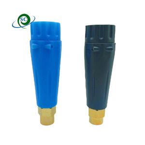 真鍮製VポートST-75フォームノズル 4000 PSI 1/4F 真鍮製 ブルーとブラック <span class=keywords><strong>1.2mm</strong></span>ノズル付き 車洗浄フォームツールに最適 - Product Image 2