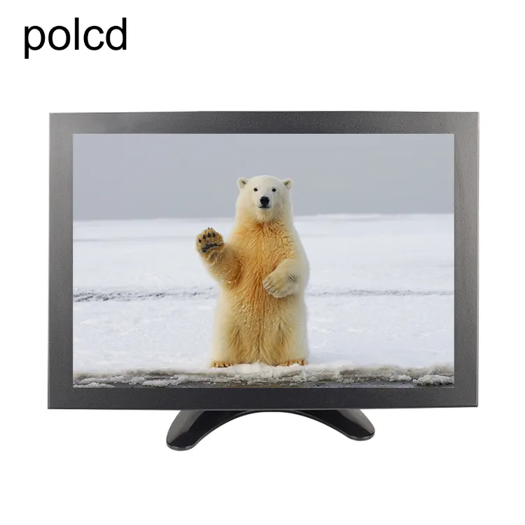 Polcd 12 Inch Ingebouwde Capacitieve Lcd Vierkant Touchscreen Scherm Mount 1024X768 Industriële Lcd Monitor