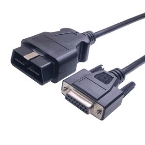 Aotai <span class=keywords><strong>RS232</strong></span> dB 15 Pin <span class=keywords><strong>OBD</strong></span> II 16 Pin Nam Để Db15 Nữ Adapter Cable Tự Động <span class=keywords><strong>OBD</strong></span> Để Db15 - Product Image 2