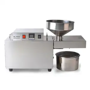 Screw Oil Poil Pressers Sesame Peanut Soybean Screw Press Oil Oil Extraction Machine Equipment Provided 220v Automatic 70