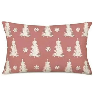 Fundas de Almohada Decorativas Navideñas con Frases, Decoración de Invierno, Fundas de Almohada Lumbares Navideñas Estilo Rústico para Sofá, Sala de Estar - Product Image 1