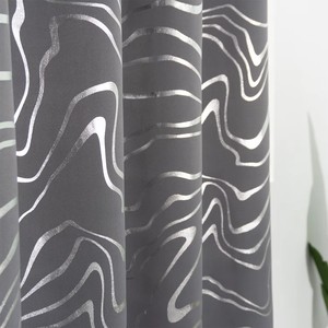 <span class=keywords><strong>Rideau</strong></span> de fenêtre occultant <span class=keywords><strong>thermique</strong></span> en feuille d'argent moderne DaiRui pour chambre à coucher - Product Image 5