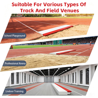 Planche de départ pour saut en longueur sur mesure avec plateau, équipement d'athlétisme pour la compétition, l'entraînement et les écoles