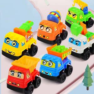 6 modèles de <span class=keywords><strong>mini</strong></span>-véhicules de chantier à inertie pour enfants, ensemble de camions-bennes et excavatrices, cadeau pour garçons - Product Image 3