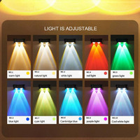 Lampes murales solaires à capteur pour colonnes, éclairage d'ambiance extérieur étanche pour cours et jardins, projecteurs muraux