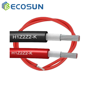 Câble de panneau solaire approuvé par le TUV Câble CC <span class=keywords><strong>photovoltaïque</strong></span> noir rouge 4mm2 - Product Image 4