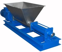 Petite pompe hexagonale électrique à vis mono avec trémie, v