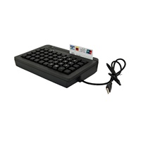 50 clés 4 Segments Électronique Serrures à Clé USB Mécanique Programmable POS Clavier Avec MSR Lecteur KB50M
