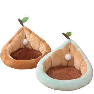 Squishy Avocado-förmiges Plüsch-Haustier bett kommt mit einem lustigen hängenden Ball-Perfekt für Kuscheln und Spielzeit - Product Image 2