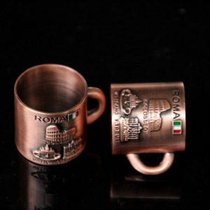 Imán de <span class=keywords><strong>nevera</strong></span> de metal esmaltado, taza 3d personalizada, recuerdo turístico de <span class=keywords><strong>Roma</strong></span>, aleación de zinc, venta al por mayor - Product Image 6