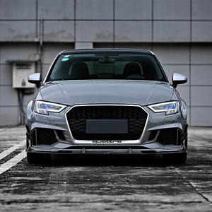 Pare-chocs de voiture de haute qualité pour <span class=keywords><strong>AUDI</strong></span> <span class=keywords><strong>A3</strong></span> 2017-2019, mise à niveau vers RS3 avec pare-chocs avant en PP, assemblage de <span class=keywords><strong>calandre</strong></span> ABS, lèvre avant - Product Image 2