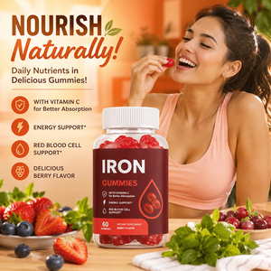 Gummies véganes bio OEM/ODM pour adultes – Supplément minéral riche en vitamines du complexe B et en zinc favorisant l'absorption du fer - Product Image 3
