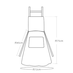 Tablier de protection jetable en polyester, nitrile, PVC, PE, non tissé, imperméable, pour restaurant, bar, barista, boucher, salon de coiffure - Product Image 6