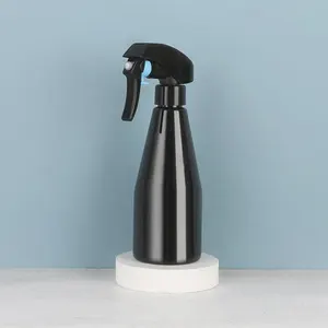 卸売 プラント噴霧器クリアポンプ-250ml 8 oz小さな黒い散水缶コーン型アルコール消毒スプレーボトル、トリガーポンプ付き